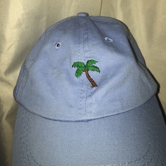 Blue palm tree hat - Picture 1 of 3
